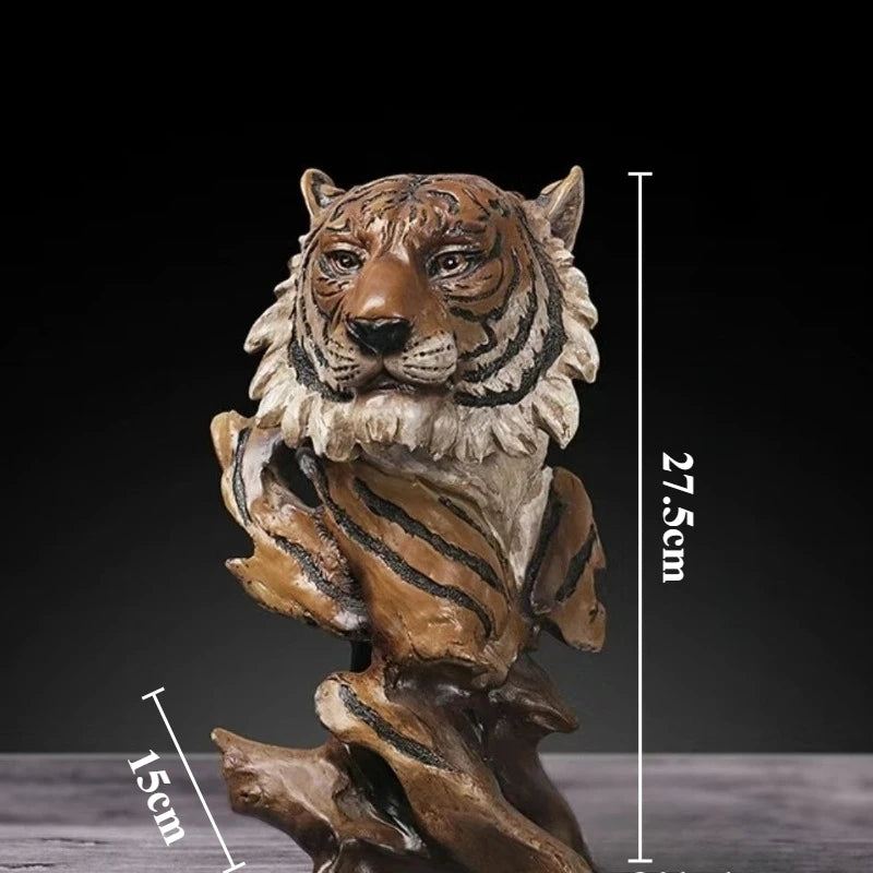Animal Sculptures and Figurines Modern Miniature Figurines for Interior Ornaments Home Living Room Decoration Accessories